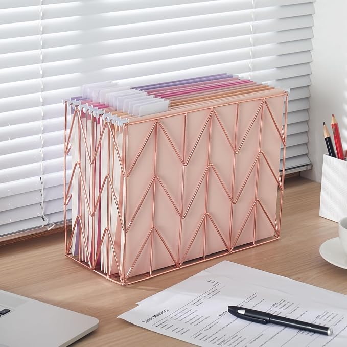 Y YOMA 48 Pack Colored Hanging File Folders Letter Size Decorative Hanging Folder Cute Pretty File Folder for Filing Cabinet Office Home with 1/5-Cut Adjustable Tabs, Macaroon Color - Image 6