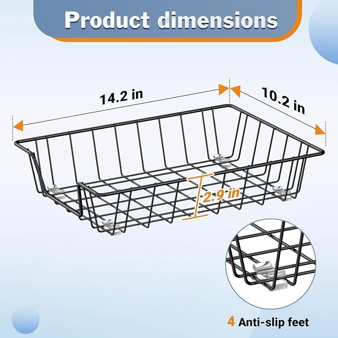 A4 Letter Magazine Desk File Storage Tray Organizer Bin (1) - Image 2