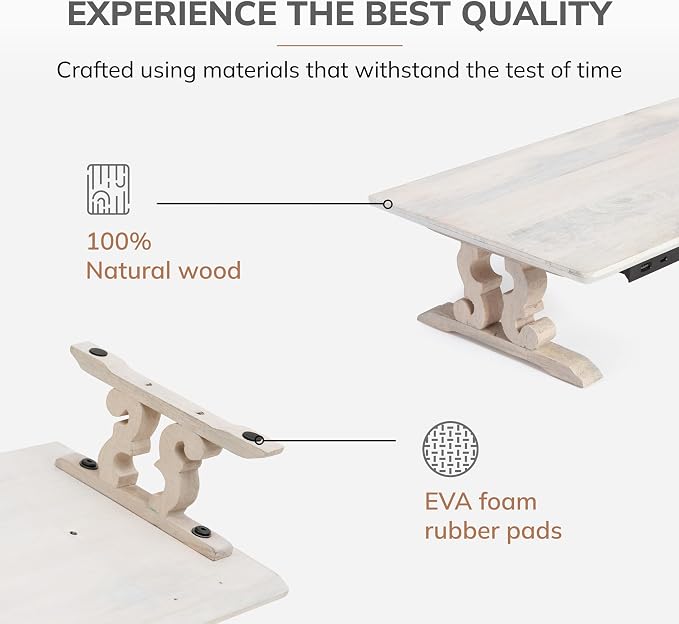 Anji Mountain Monitor Stand - Desktop Organizer & Laptop Riser, Ergonomic Monitor Riser, Space-Saving Monitor Stand for Desk, Durable Construction, Easy Assembly, Ideal for Home & Office - Image 6
