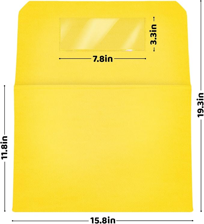 24 Pack Chair Pockets for Classrooms, 16 x 19 inch Pocket Chart Back of Chair Organizer for Kids with Name Slot, Seat Sacks for Classroom Chairs Seat Storage (Multicolor, 24Pack) - Image 2