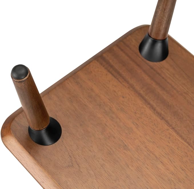 Desk Shelf for Top of Desk (Mahogany) Mid Century Modern Monitor Stand (39.37 × 9.45 × 4.72 inches) - Image 6