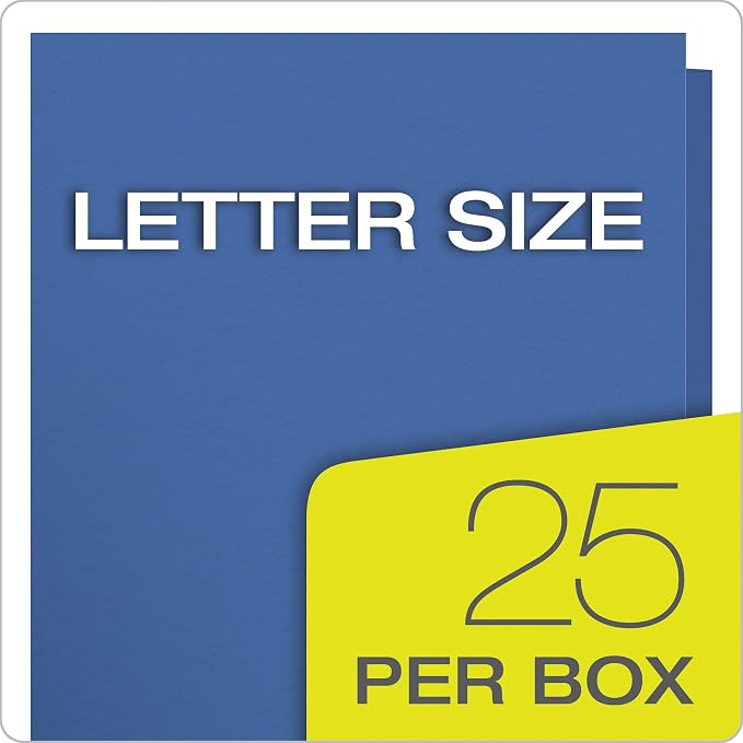 Oxford Twin Pocket Folders with Fasteners, Letter Size, Assorted Colors, 25 per Box (57715) (Pack of 2) - Image 7