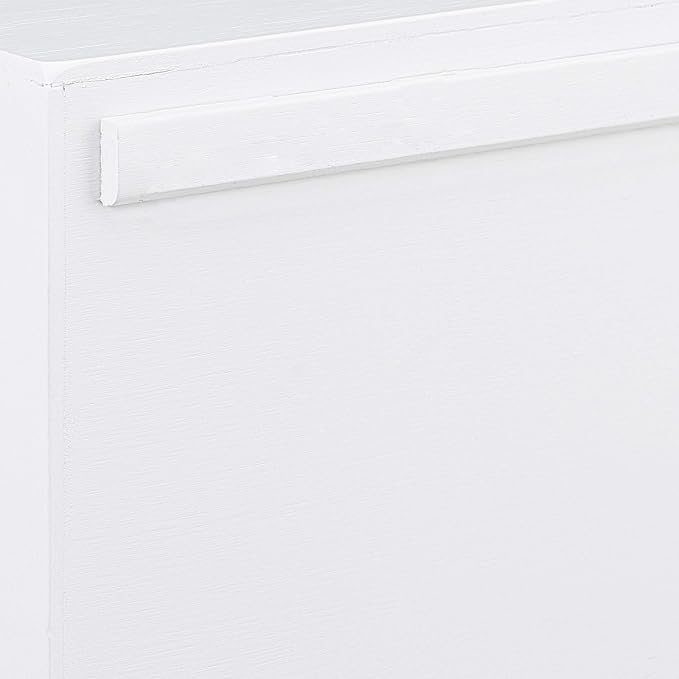 5 x document trays, stackable, DIN A4 paper, office, desk, bamboo wood letter tray, 6 x 25 x 33 cm, white - Image 7