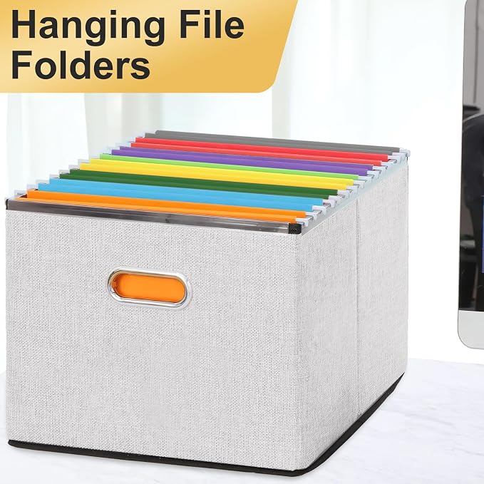 Hanging File Folders, 30 Pack Letter Size Hanging File folders with Tabs, Stay Organized for Your Home and Office Bulk File, Documents and Paper, 10 Colors - Image 6