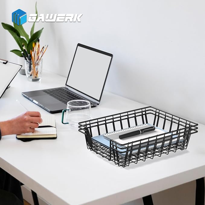 A4 Letter Magazine Desk File Storage Tray Organizer Bin (1) - Image 7