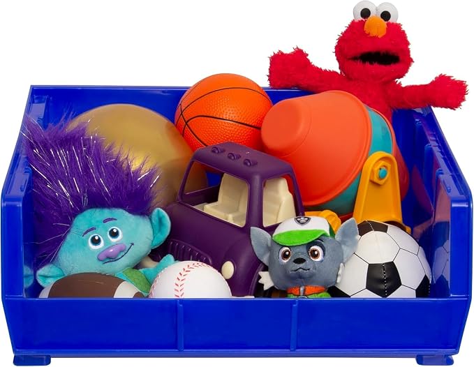 Akro-Mils 30250 AkroBins Plastic Storage Bins, 15"x16"x7", Blue, 6-Pack | Space-Saving Stackable Bins for Garage, Pantry, Craft Organization - Image 10
