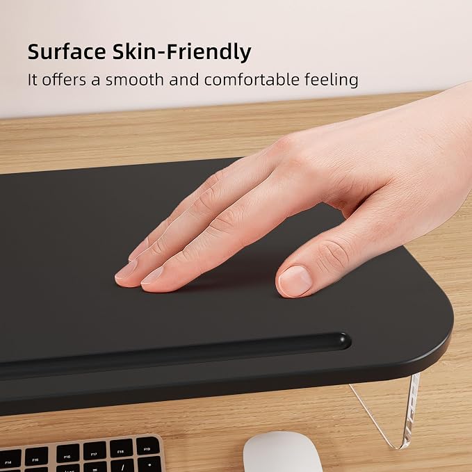 AFOOYO LED Dual Monitor Stand Riser for 2 Monitors,Office Desktop Wooden Stand Adjustable Length and Angle 3 Shelf,Extra Long Multifunctional Stand up to 39.3" for Computer,Laptop,TV,Black - Image 8