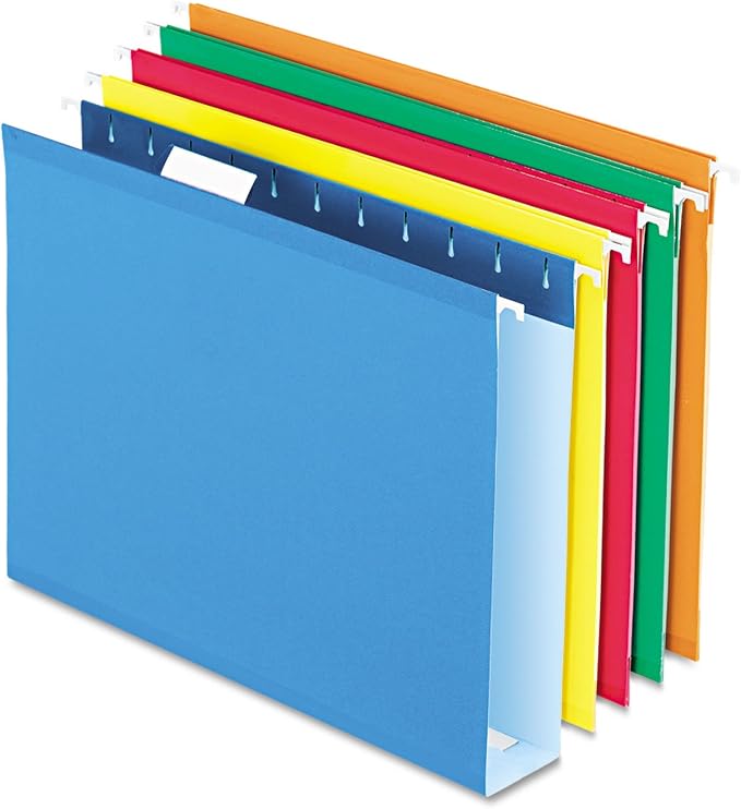 Pendaflex Extra Capacity Reinforced Hanging File Folders with Box Bottom - Image 3