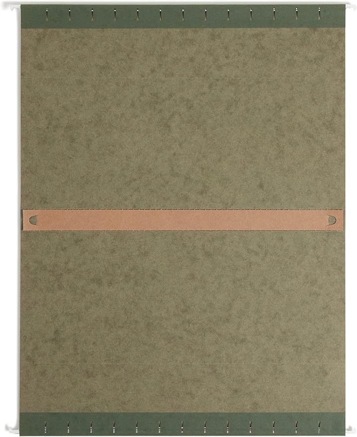 Smead Hanging File Folder with Tab, 1/3-Cut Adjustable Tab, Legal Size, Standard Green, 25 per Box (1-Inch Expansion, Legal) - Image 2