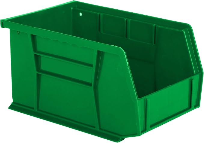 HE HUDSON EXCHANGE 9.5" x 6" x 5" Plastic Stackable Storage Bin, Green by HudsonExchange