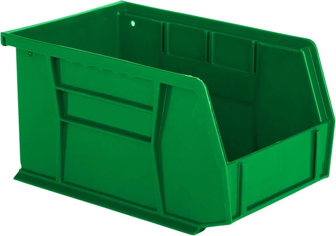 HE HUDSON EXCHANGE 9.5" x 6" x 5" (6 Pack) Plastic Stackable Storage Bin, Green - Image 2