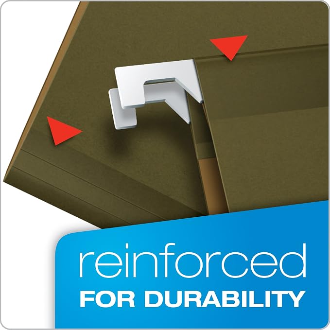 Pendaflex Reinforced Hanging Folders, Legal Size (4153 1/5) and Pendaflex File Folders, Letter Size (65213) - Image 3
