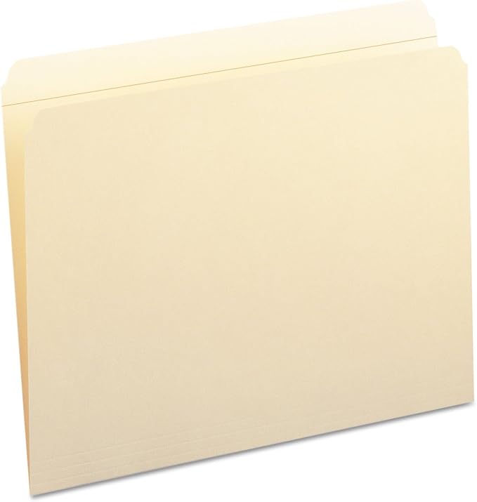 Smead File Folder, Reinforced Straight-Cut Tab (Not Undercut), Letter Size, Manila, 100 per Box (10310) | Premium manila stock, two-ply not-undercut tab, desktop and drawer filing, SFI certified, available in colors - Image 5