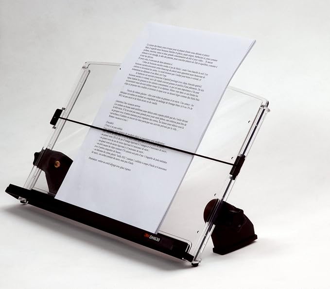 3M Desktop Document Holder 14 in x 12 in x 3 in | Desktop Document Holder For Desk And Typing, Adjudtable, Space Saving Design Holds Papers Vertical For Easy Viewing - Image 9