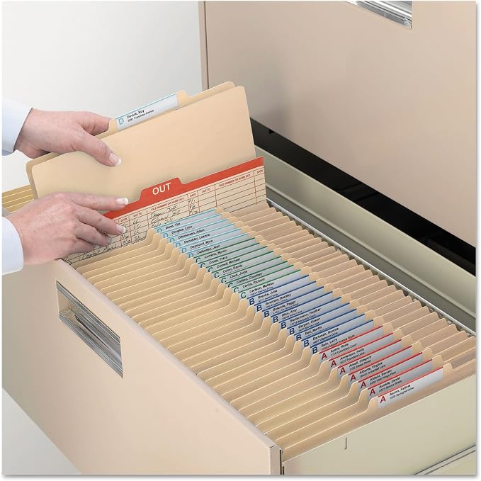 Smead Classification File Folder, 2 Dividers, 2" Expansion, 2/5-Cut Tab, Legal Size, Manila, 10 per Box (19000) - Image 2