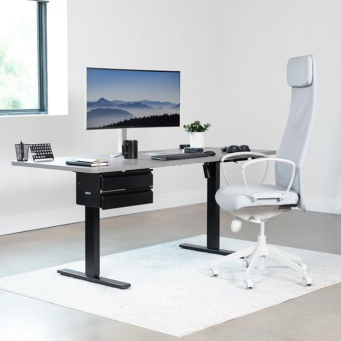 VIVO 16 inch Slide Out Dual Tier Desk Drawer, Under Desk 2 Layer Storage, Black, DESK-DR02 - Image 2