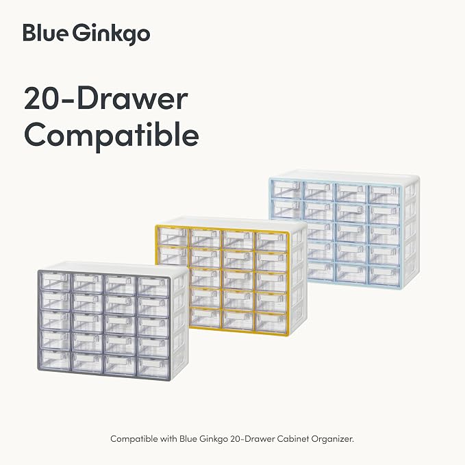 Blue Ginkgo 20-Drawer Cabinet Dividers, 20-Pack - Image 3