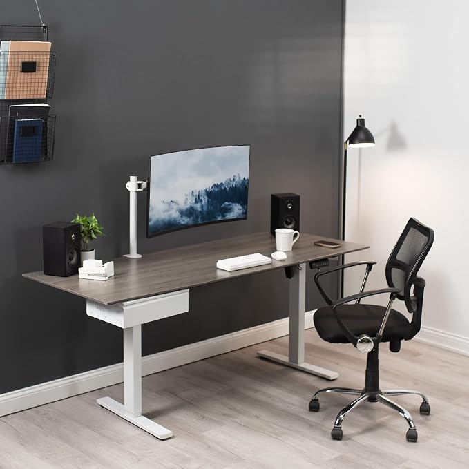 VIVO White 16 x 9 inch Under Desk Slide Out Drawer, DESK-AC03A-W | No Shell, Sturdy Steel Design, Under Desk Storage, Workstation Organizer for Home Office, Holds 11 lbs - Image 8