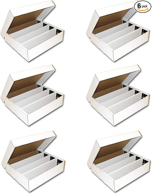 BCW Monster Box - 6ct Trading Card Storage Box | Holds 3200 Cards | Sports & TCG Card Organizer by BCW