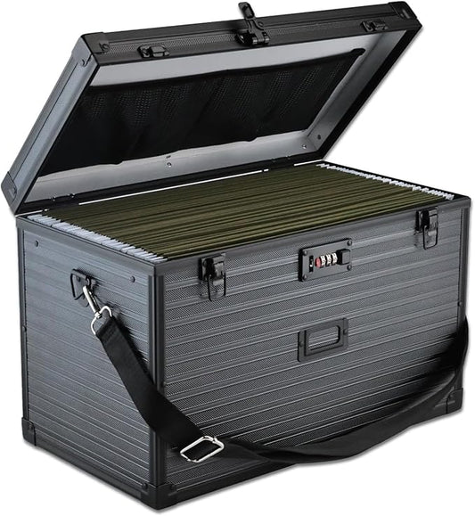 Hanging File Box for Legal | All-in-one set, 20 Folders by Unknown
