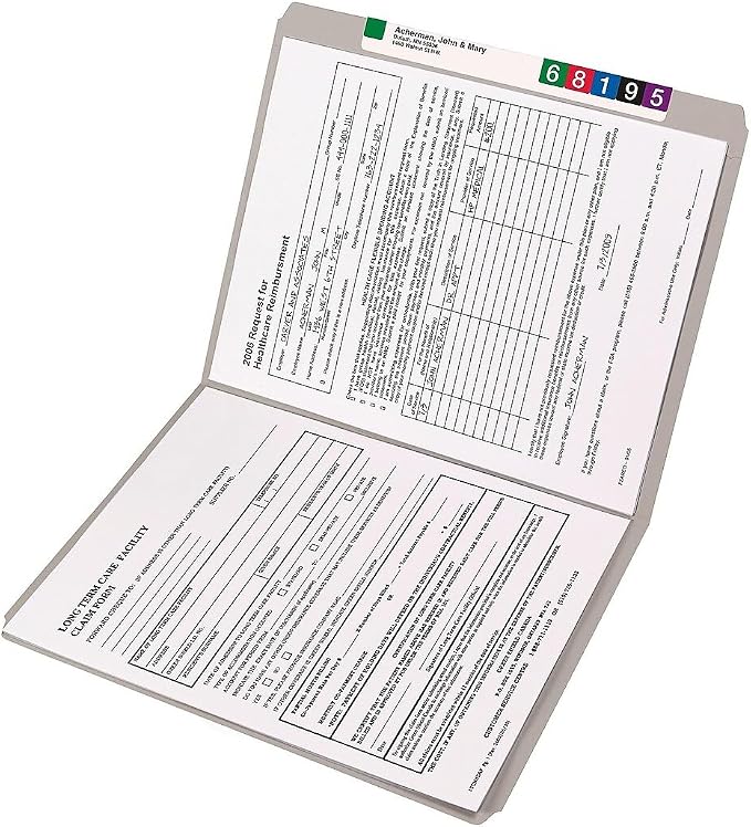 Smead File Folder, Reinforced Straight-Cut Tab, Letter Size, Gray, 100 per Box (12310) - Image 8
