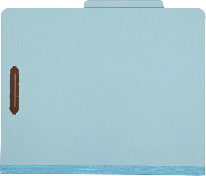 Amazon Basics 10-Pack Green Letter Size File Folders with Blue Letter Size File Folders - Image 6