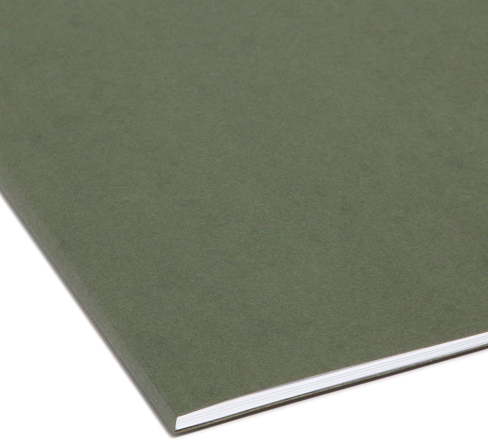 Smead Hanging File Folder, No Tabs, Letter Size, Standard Green, 25 per Box (64010) (Pack of 4) - Image 5