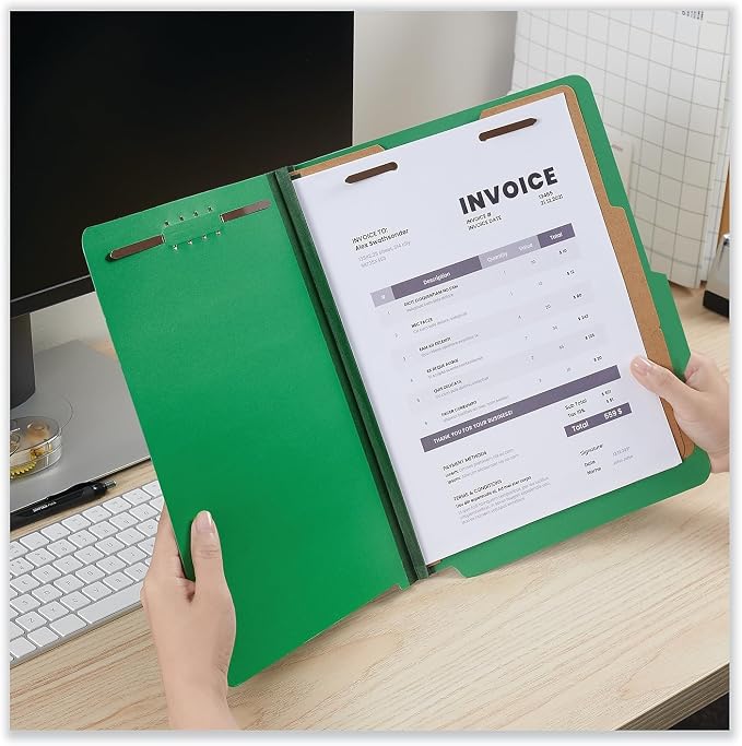 UNV10302 - Universal Pressboard Classification Folders - Image 3