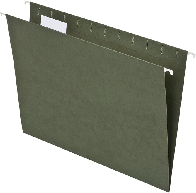 Pendaflex File Folders Letter Size 1/3 Cut Manila 250 per Box and Island Hanging File Folder 1/5 Cut Letter Size Standard Green 25 Count Bundles - Image 5