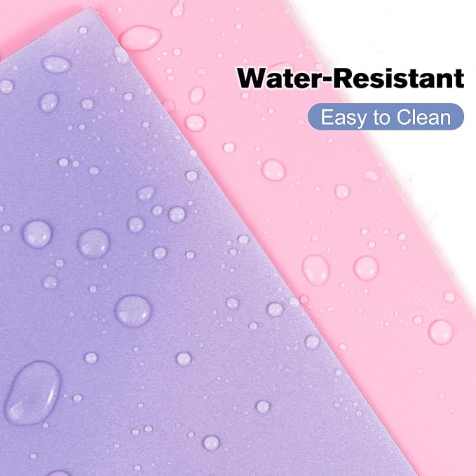 24-Pack Plastic Folders with Pockets,2-Pocket Poly Folders Holds US Letter Size Paper for School/Office/Home, Pastel Color, Assorted - Image 2