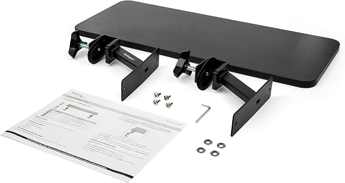 StarTech.com Monitor Riser Stand - Clamp-on Monitor Shelf for Desk - Extra Wide 25.6" (65 cm) for up to 34" Monitors - Black (MNRISERCLMP) - Image 8