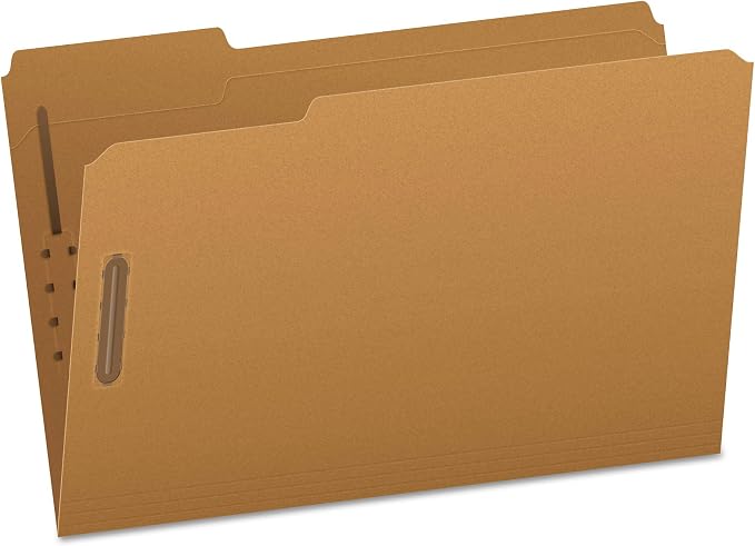Pendaflex FK312 Pendaflex Kraft 2-Fastener Classification Folder with 1/3 Cut Tabs, 50/Box, Brown, Legal by TOPSProducts