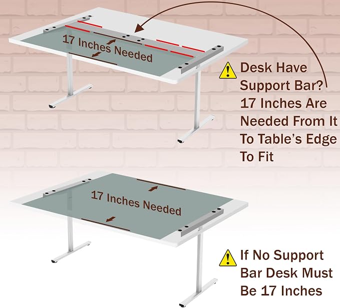 Large 23.6 Inch Under Desk Drawer Slide Out, Pencil Drawer, Undermount Desk Drawer, Under Counter Drawers, Attachable Desk Drawer, Drawer For Under Desk, Undermount Drawer, Under Desk Pull Out Drawer - Image 5