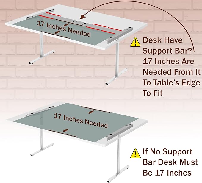 Large 23.6 Inch White Under Desk Drawer Slide Out, Great For The Office, Home And Workspace. Pencil & Undermount Pull Out Under Counter Workbench Attachable Drawer, Made Of Carbon Steel - Image 5