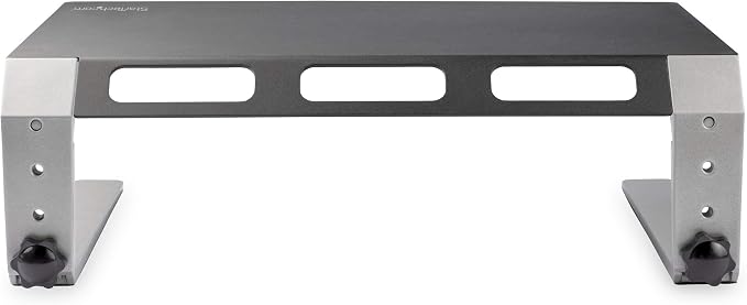 StarTech Monitor Riser Stand for up to 32in, Steel and Aluminum (MONSTND) | For up to 32" (22lb/10kg) Monitor, Computer Monitor Riser, Height Adjustable - Image 3