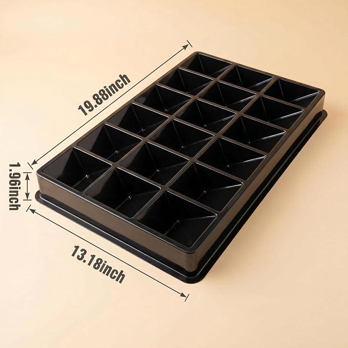 Card Sorting Tray 5ct – 18 Compartment Each, Stackable Trading Card Organizer for TCG, Durable Card Storage Sorter for Sports MTG Cards - Image 6