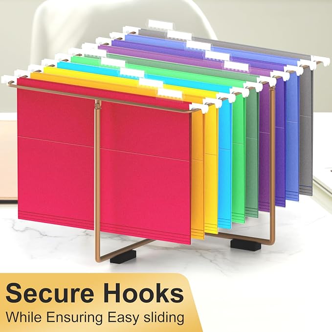 Hanging File Folders Legal Size, 50 Pack File Folders with 1/5 Cut Adjustable tabs, 2" Expansion, Reinforced Hanging Folders Legal Size, Designed for Legal and Law Office File Organization - Image 4