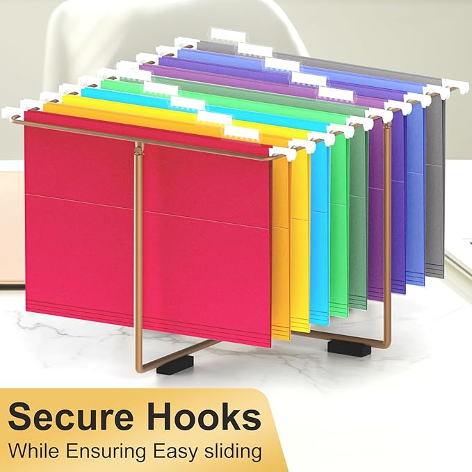 Hanging File Folders Legal Size, 70 Pack File Folders with 1/5 Cut Adjustable tabs, 2" Expansion, Reinforced Hanging Folders Legal Size, Designed for Legal and Law Office File Organization - Image 4
