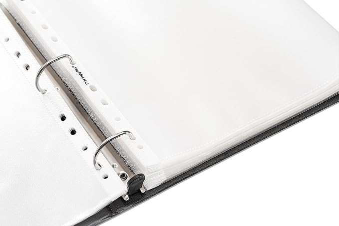 Heavy Duty Sheet Protectors 1000 Pack for 3 Ring Binder, 8.5x11 Clear Non Glare 11 Hole Punched Top Loading Plastic Page Protectors for School Office Supplies, Document Storage - Image 4