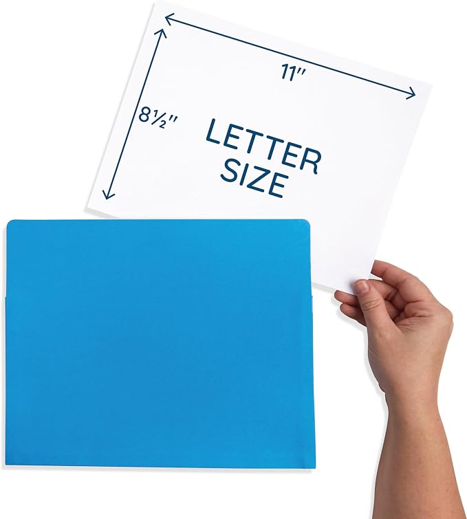 Blue Summit 10 Expanding File Pockets, Accordion File Folders Letter Size, 3.5” Expandable Pockets, Assorted Colors (Pack of 2) - Image 2