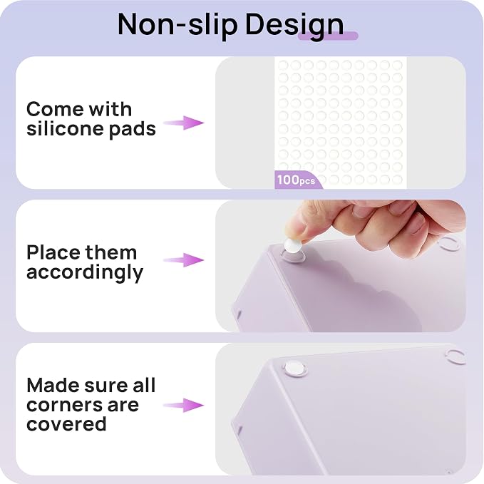 Vtopmart 25 Pack Plastic Drawer Organizers with Non-slip Rubber Pads | 4-Size Versatile Makeup Organizer, Storage Containers Small Bins for Makeup, Jewelries, Bedroom, Kitchen Utensils and Office - Image 7