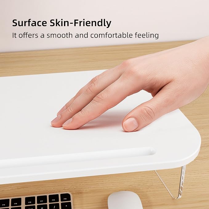 AFOOYO LED Dual Monitor Stand Riser for 2 Monitors,Office Desktop Wooden Stand Adjustable Length and Angle 3 Shelf,Extra Long Multifunctional Stand up to 39.3" for Computer,Laptop,TV,White - Image 8