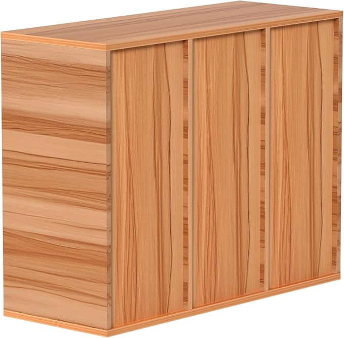 VEVOR 27 Compartments Wood Literature Organizer, Adjustable Shelves, Medium Density Fiberboard Mail Center, Office Home School Storage for Files, Documents, Papers, Magazines, Burlywood - Image 12