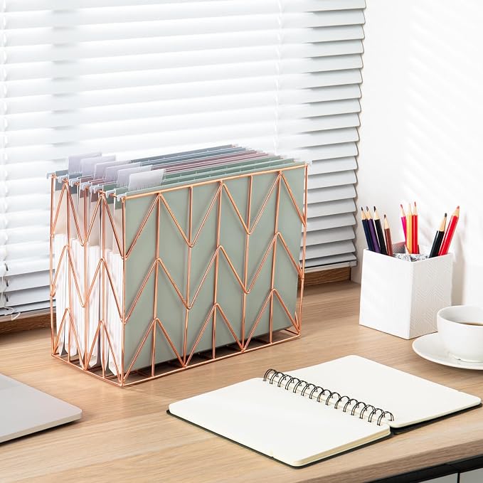 Y YOMA Letter Size - 6 Pack Extra Capacity Hanging File Folders Accordion Decorative Reinforced File Folder Cute Colored Expandable Folder for Office Home with 1/5-Cut Adjustable Tabs, Morandi Color - Image 6