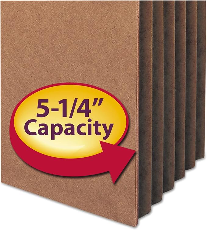 SMD73810 - Smead 5 1/4amp;quot; Accordion Expansion File Pocket - Image 3