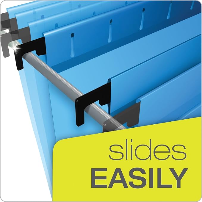 Pendaflex SureHook Hanging Folders and Two-Tone Color File Folders Bundle (20 Hanging Folders + 100 File Folders) - Image 4
