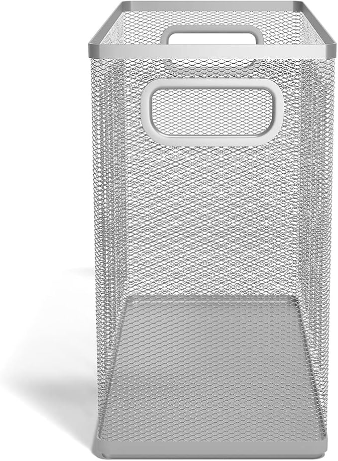 TRU RED Wire Mesh File Organizer, Silver, 2‑Pack – Vertical Desktop Sorter for Files, Folders & Mail - Image 2