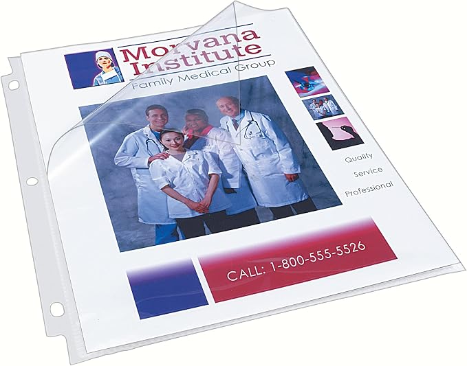 Avery Diamond Clear Super Heavyweight Sheet Protectors, Easy Load, 50 Document Protectors (74130) (Pack of 5) - Image 7