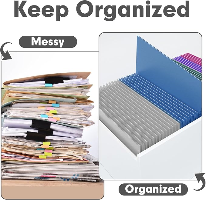 Two Pocket Folders, PANDRI 125 Pack 2 Pocket Folders, Letter Size Paper File Folder for School Office Home Business, Assorted 5 Colors - Image 3