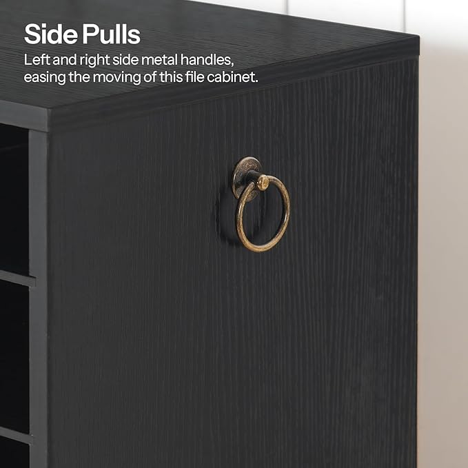 HOOBRO Wooden Literature Organizer, 36-Slot Mail Sorters, Removable Classroom Mailbox, Student Mailboxes for Classroom, Paper Storage Organizer, for Home, Office, Black BK36WF01 - Image 6